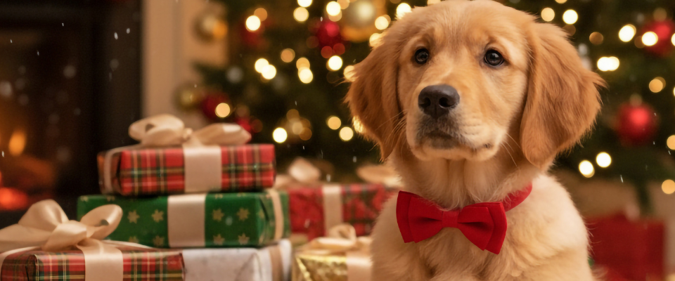 Perros en navidad
