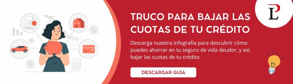 Infografía cómo bajar las cuotas de un crédito
