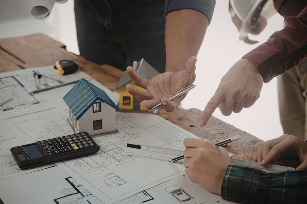 Seguro para vivienda sobre planos -Perez Lara