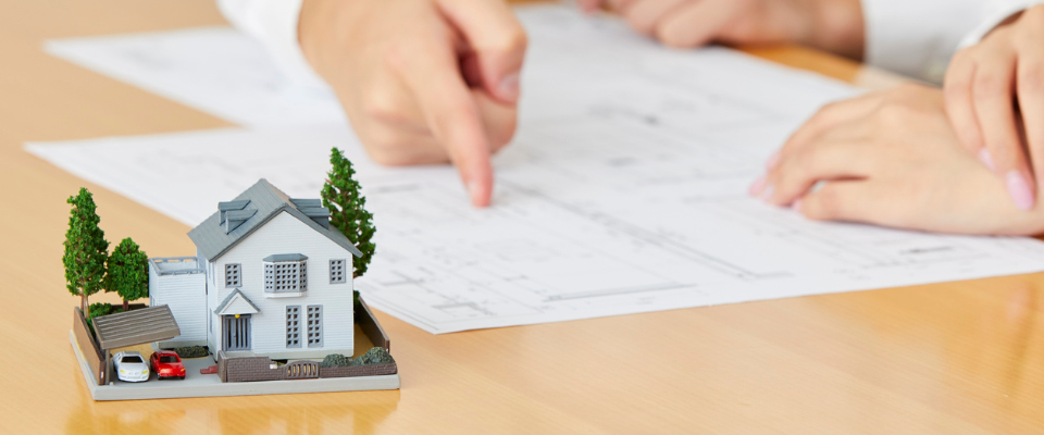 Seguro para vivienda sobre planos - Perez Lara